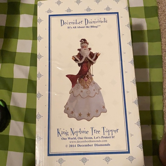 December Diamonds King Neptune Tree Topper - Picture 1 of 4